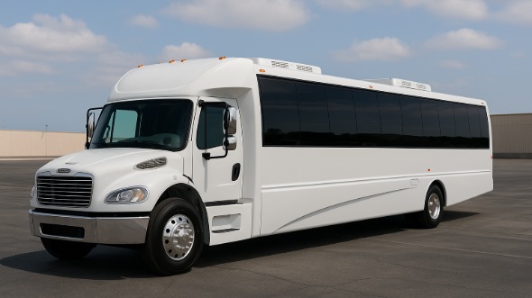 Exterior of Charter Bus Company Coppell's 30 Passenger Minibus in Coppell