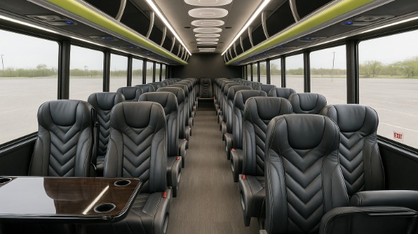 coppell 20 passenger minibus inside