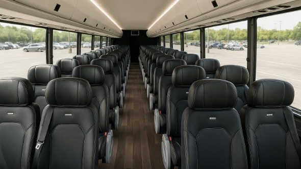 coppell 25 passenger minibus inside