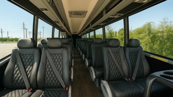 coppell 28 passenger minibus interior
