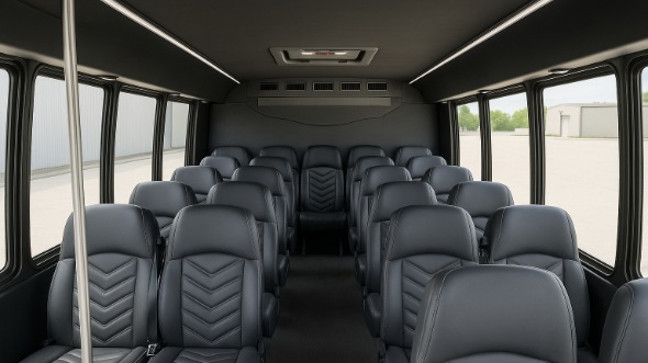 coppell 30 passenger minibus inside