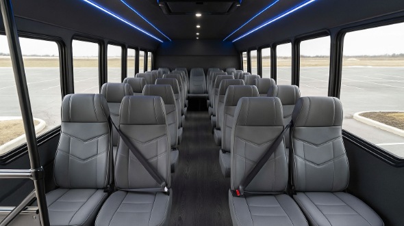 coppell 35 passenger minibus inside