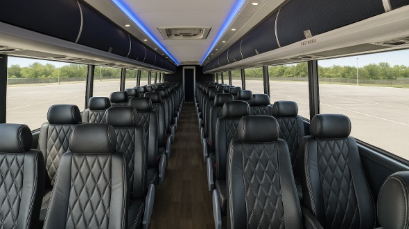 coppell 54 passenger charter bus rental