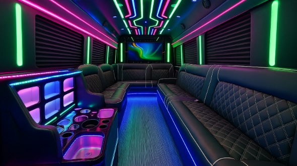 coppell party bus rental inside