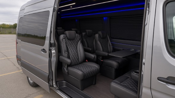 coppell sprinter van with driver inside
