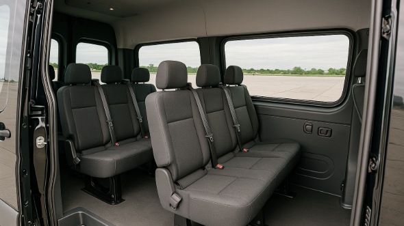 coppell sprinter van with driver interior